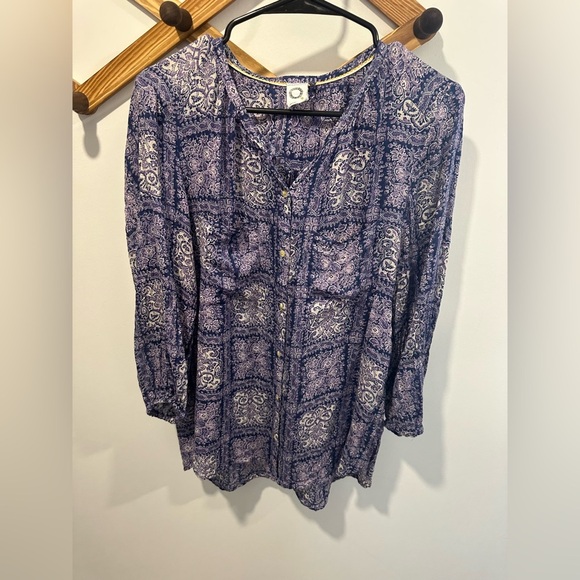 EUC- anthro Akemi & kin Blouse - Picture 1 of 7